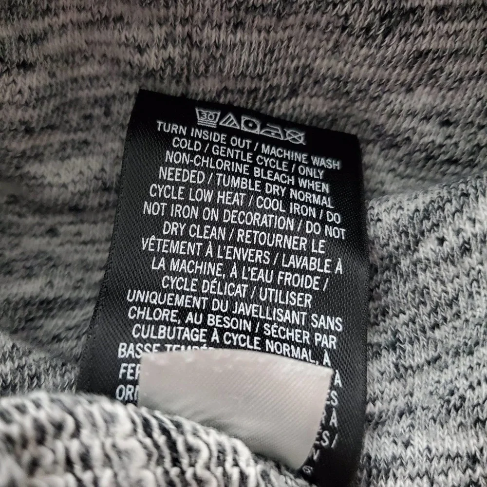 PINK Victoria's Secret Gray/Black Cowl Neck Pullover Sweatshirt S - Picture 6 of 6